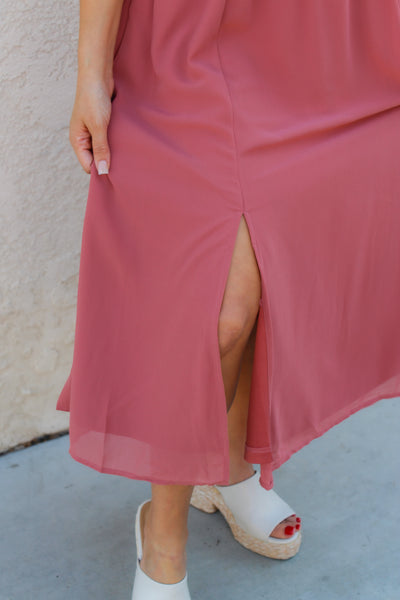 French Rose Midi Dress