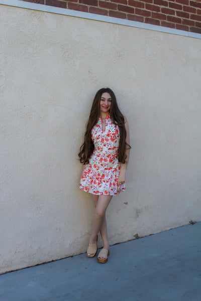 Penelope Floral Poplin Dress