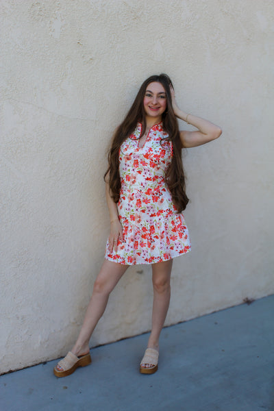 Penelope Floral Poplin Dress
