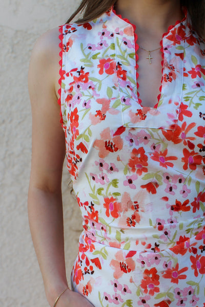 Penelope Floral Poplin Dress