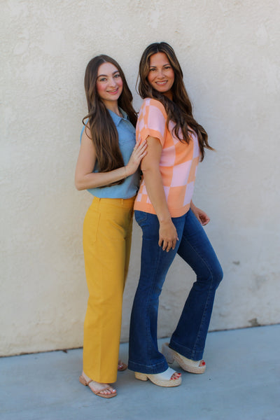 Jo Cropped Summer Pants / Sunflower Yellow