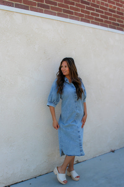Indiana Washed Denim Dress