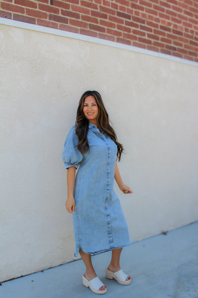 Indiana Washed Denim Dress