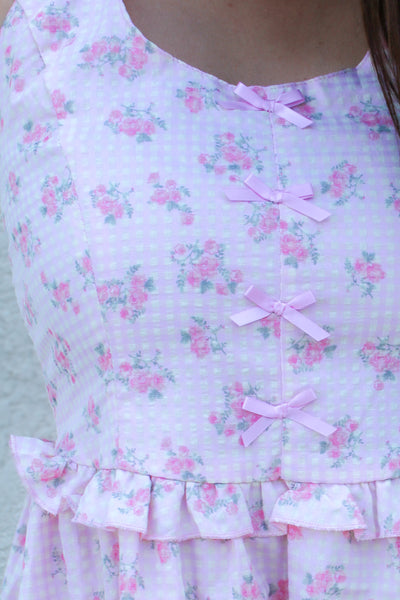 Jules Floral Halter Dress
