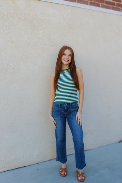 Ivy League Striped Tank