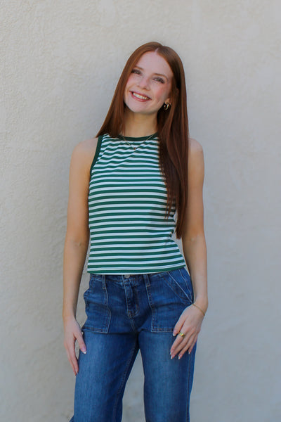 Ivy League Striped Tank