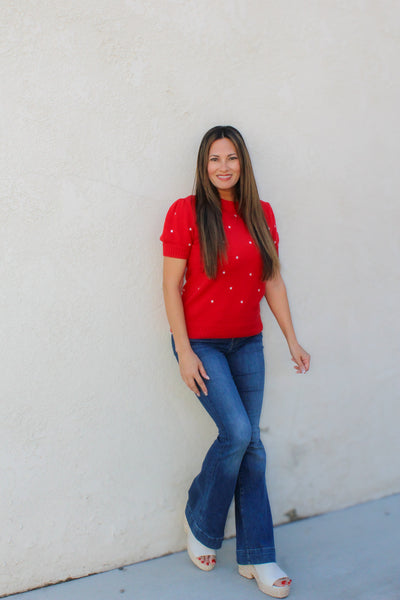 Freedom Star Sweater Top