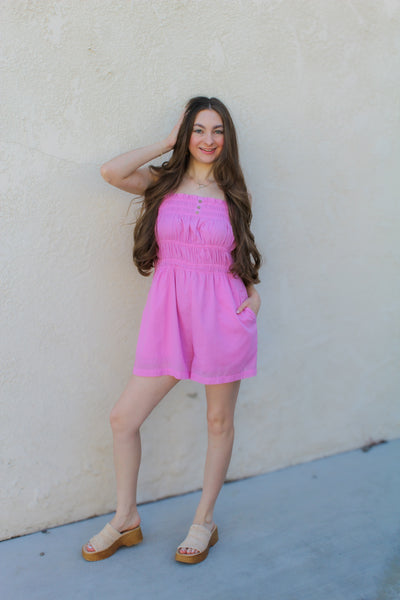 Birmingham Cotton Romper / Orchid