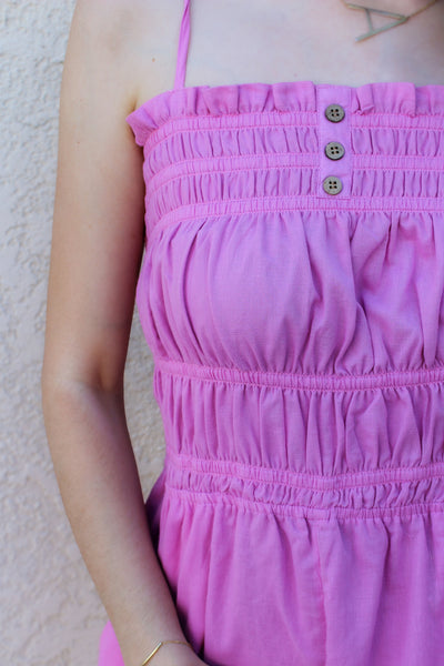 Birmingham Cotton Romper / Orchid