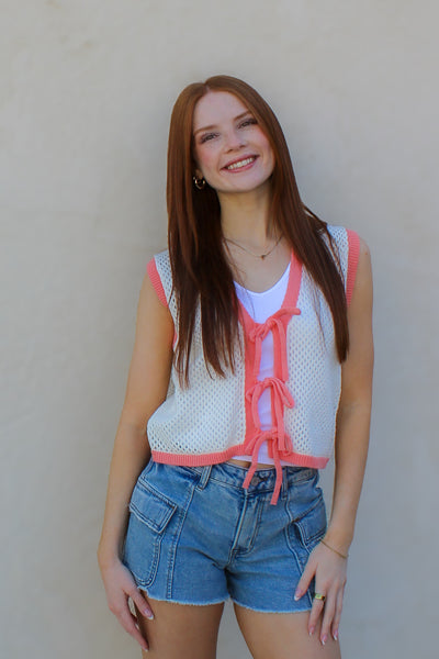 Summer Ties Knit Vest
