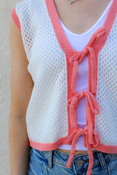 Summer Ties Knit Vest