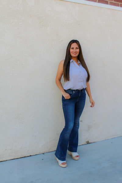 In The Clouds Tank Blouse