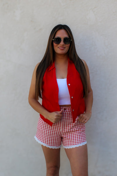 Cherry Breezy Blouse