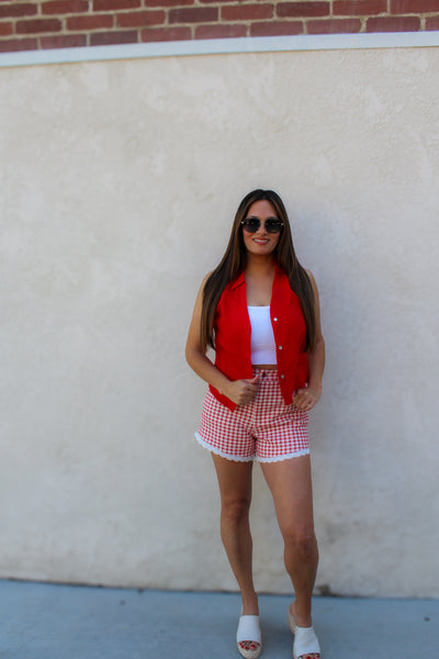 Cherry Breezy Blouse