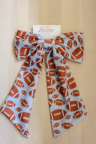 Football Hair Bow