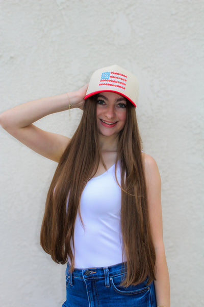 Daisy Flag Trucker Hat