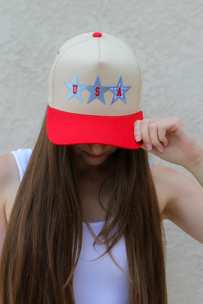 USA Star Trucker Hat