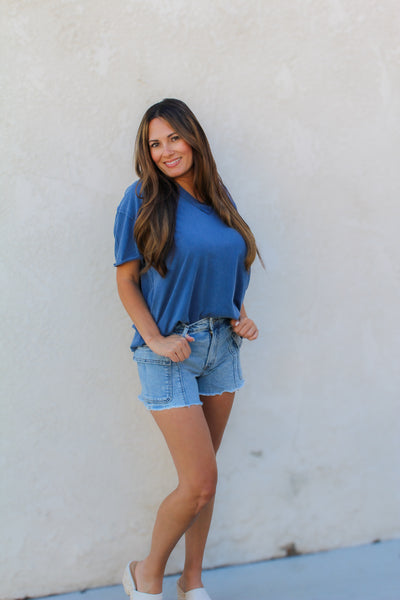 Summer V Tee / Navy