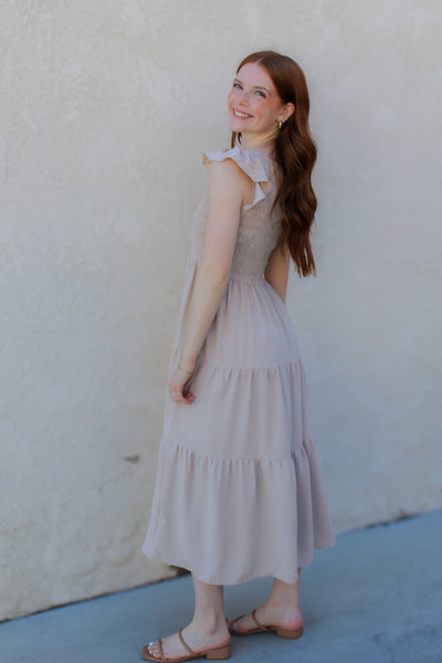 Emmie Flutter Sleeve Dress