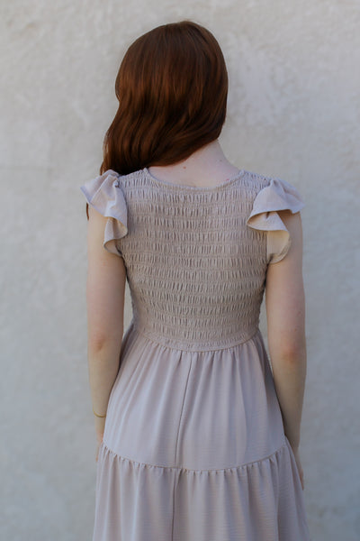 Emmie Flutter Sleeve Dress