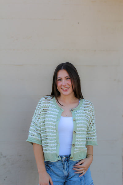 Pear Crochet Cardigan