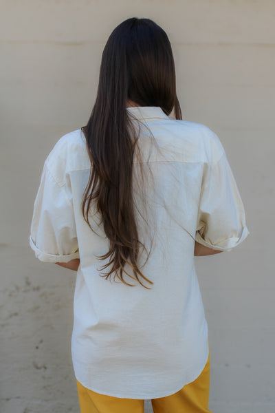 Nice And Neutral Button Up Shirt