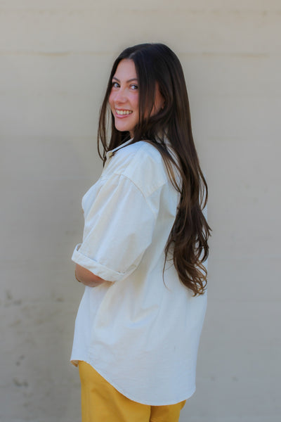 Nice And Neutral Button Up Shirt