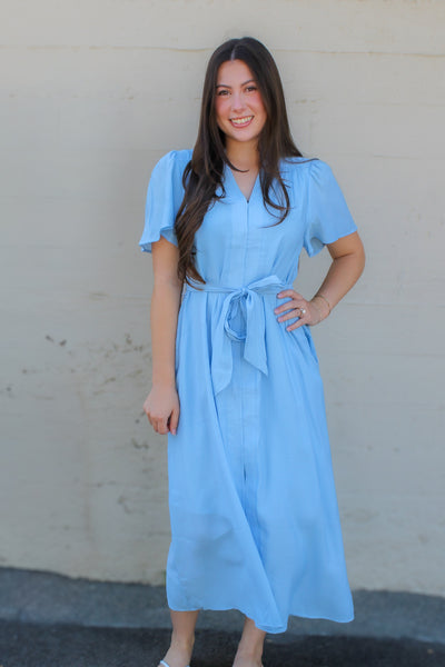 Misty Blue Dress