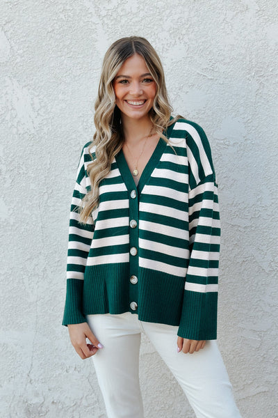 Norsemen Cardigan / Hunter Green