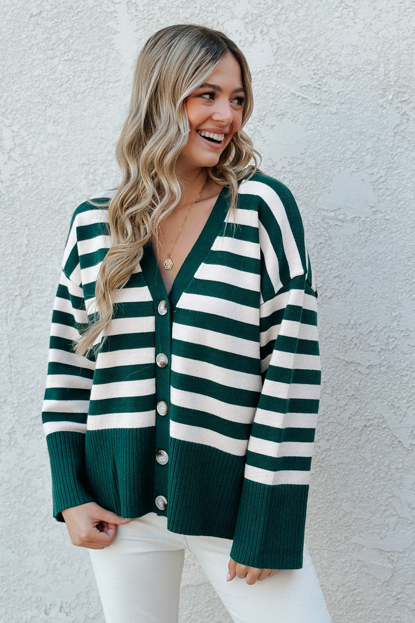 Norsemen Cardigan / Hunter Green