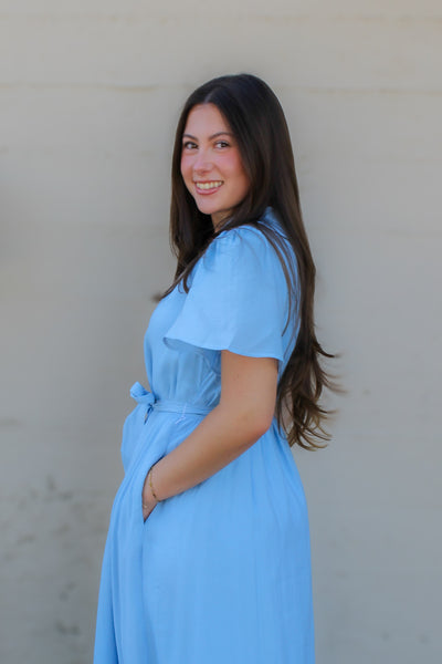 Misty Blue Dress