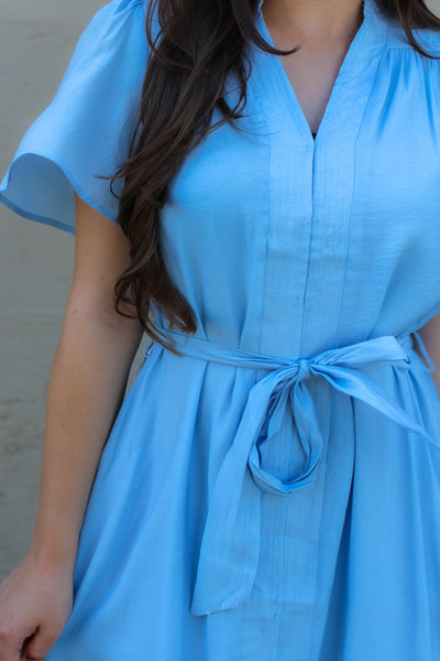 Misty Blue Dress