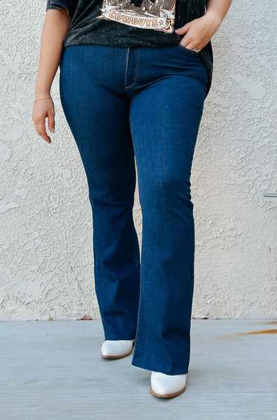 Midrise Bootcut Jeans