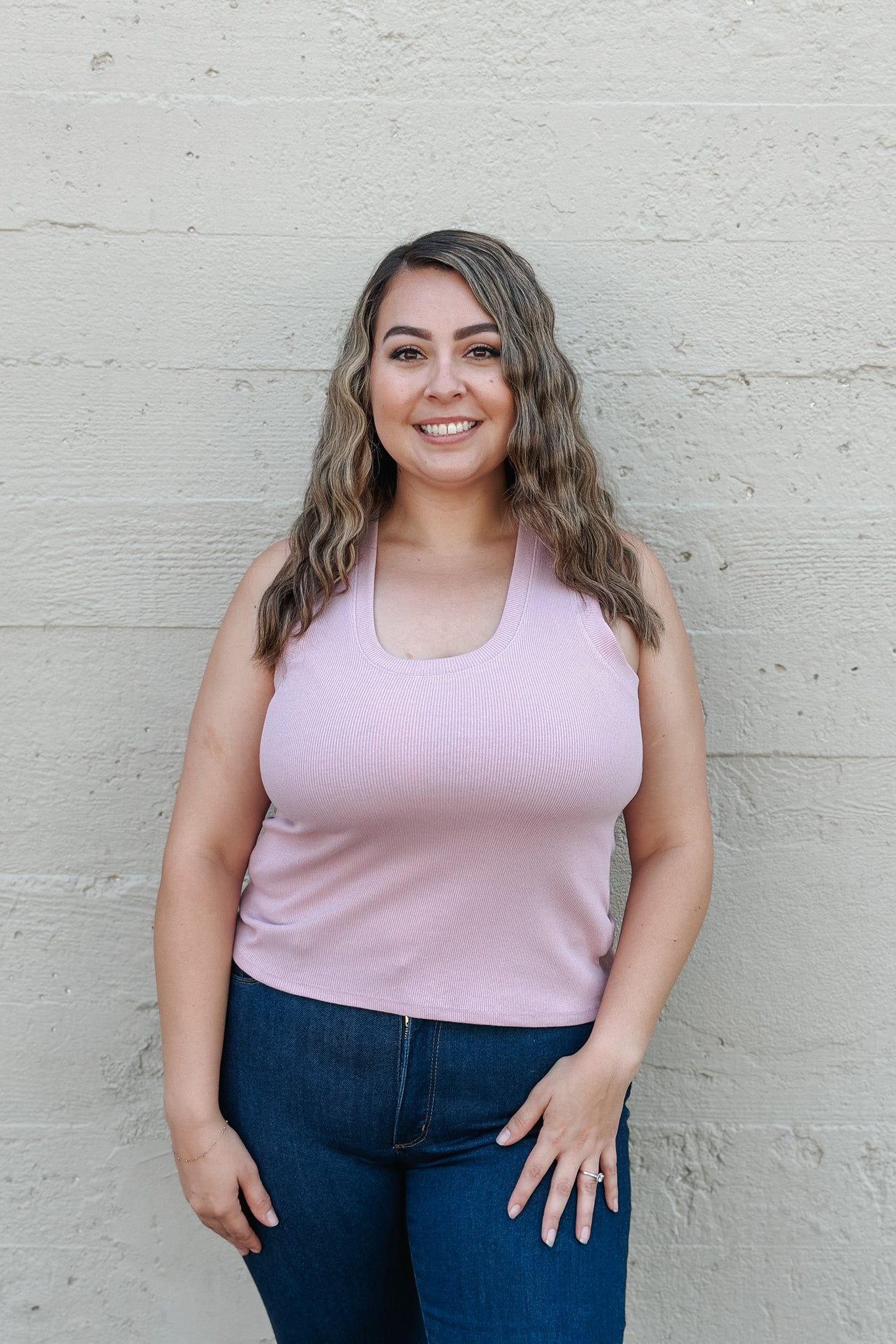 Sirena Rib Tank / Mauve
