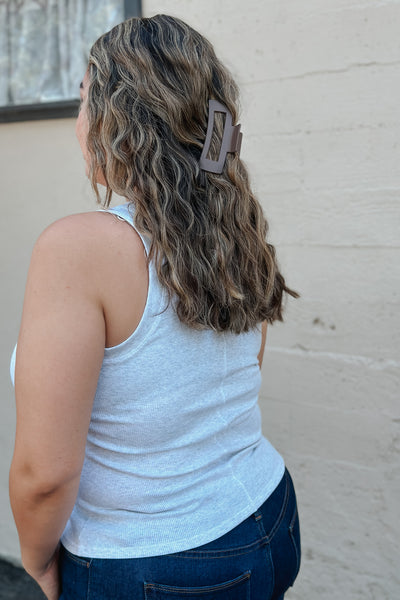 Sirena Rib Tank / Heather Grey