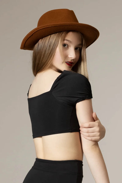 Tiger Friday Ever After Crop Top / Black
