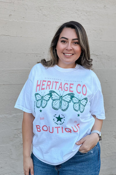 Heritage Boho Butterfly Graphic Tee
