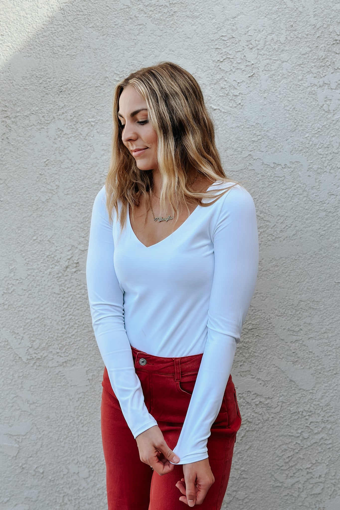 So Smooth V Neck Bodysuit