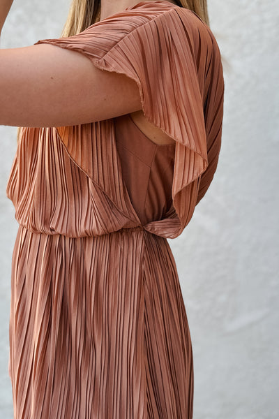 Completely Obsessed Maxi Dress / Copper *final sale*