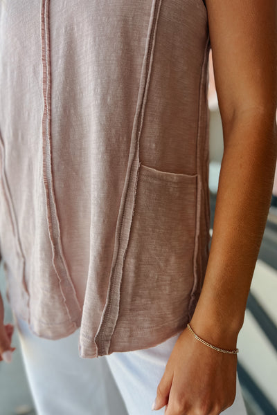 Summertime Sleeveless Tee *final sale*