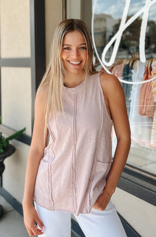 Summertime Sleeveless Tee *final sale*
