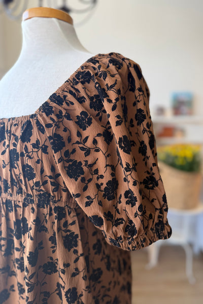 Simone Velvet Floral Dress