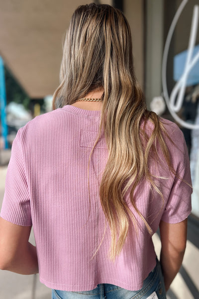 Lavender Haze Crop Tee