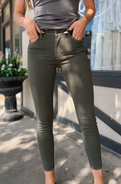 Modern Skinny Jeans / Olive
