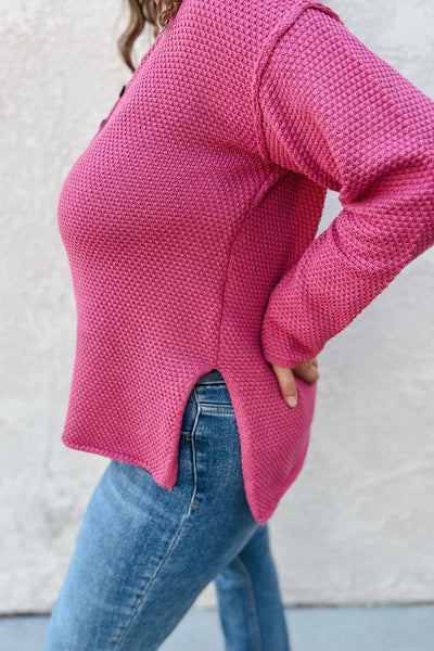 Pebble Beach Sweater / Magenta