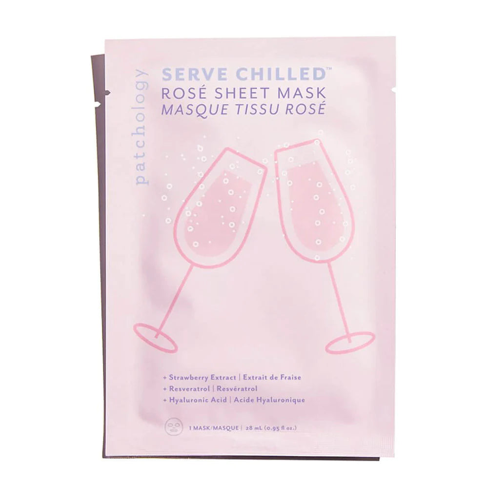 Serve Chilled Rosé Sheet Mask