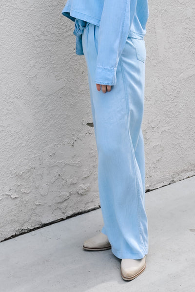 Chantilly Chambray Wide Leg Pants