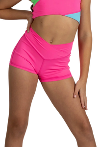 XoDanceCo V-Cation Short / Hot Pink