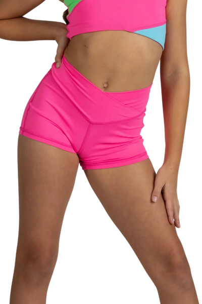 XoDanceCo V-Cation Short / Hot Pink