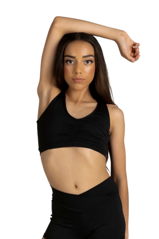 XoDanceCo Criss Cross Top / Black